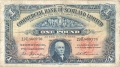 Commercial Bank Of Scotland Ltd 1 Pound,  1. 6.1928